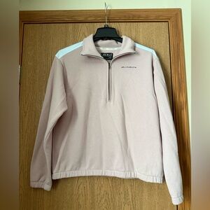 Locale Women's Light Pink Quarter-Zip Fleece - Bought from Yellowstone